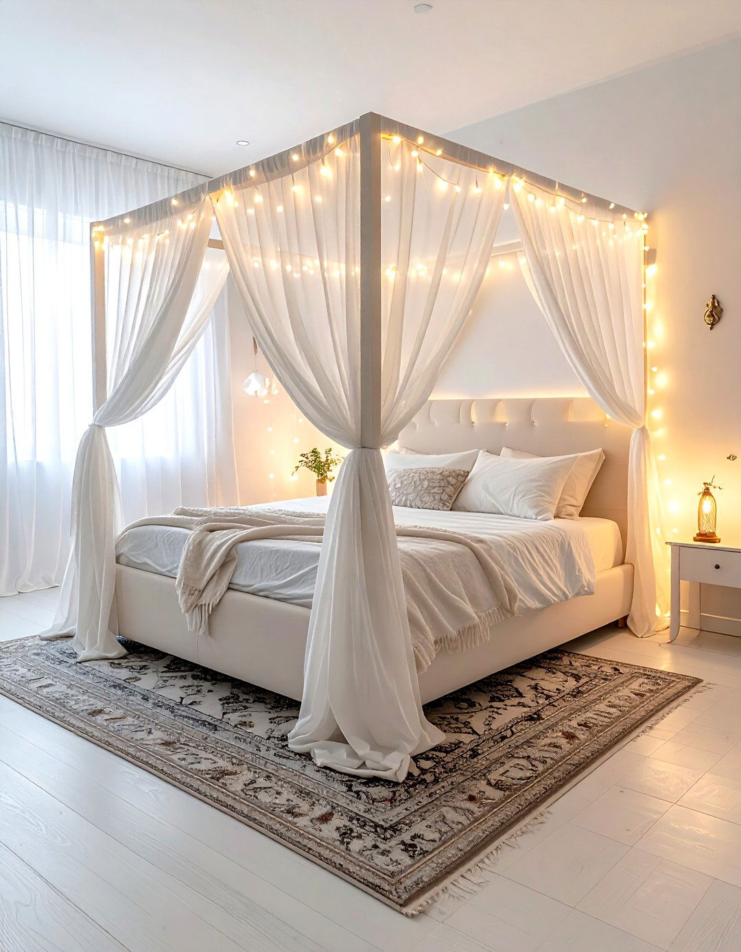 Canopy Bed Sanctuary - 30 bohemian home decor ideas