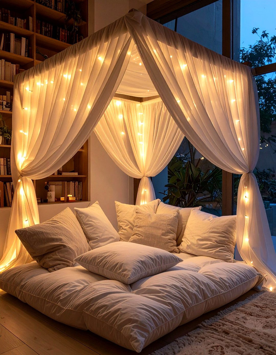 Canopy Seating - 30 bedroom reading nook ideas