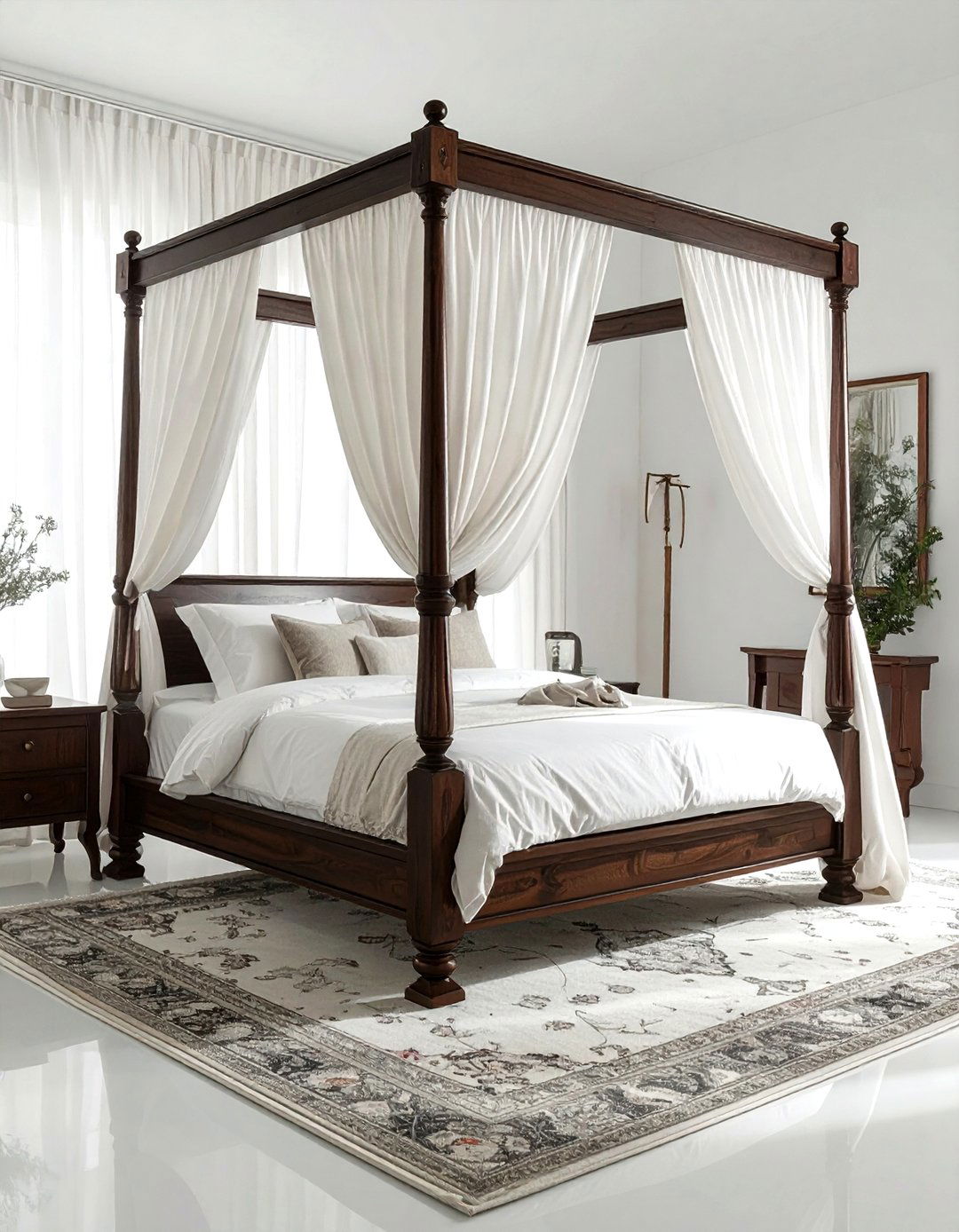 Canopy bed - 30 old money decor ideas