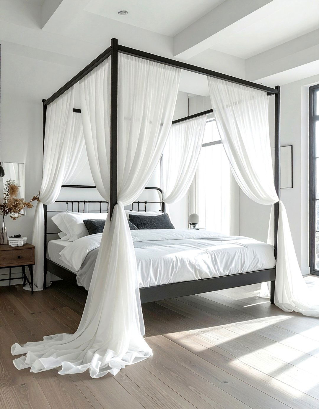 Canopy bed DIY - 30 affordable bedroom ideas