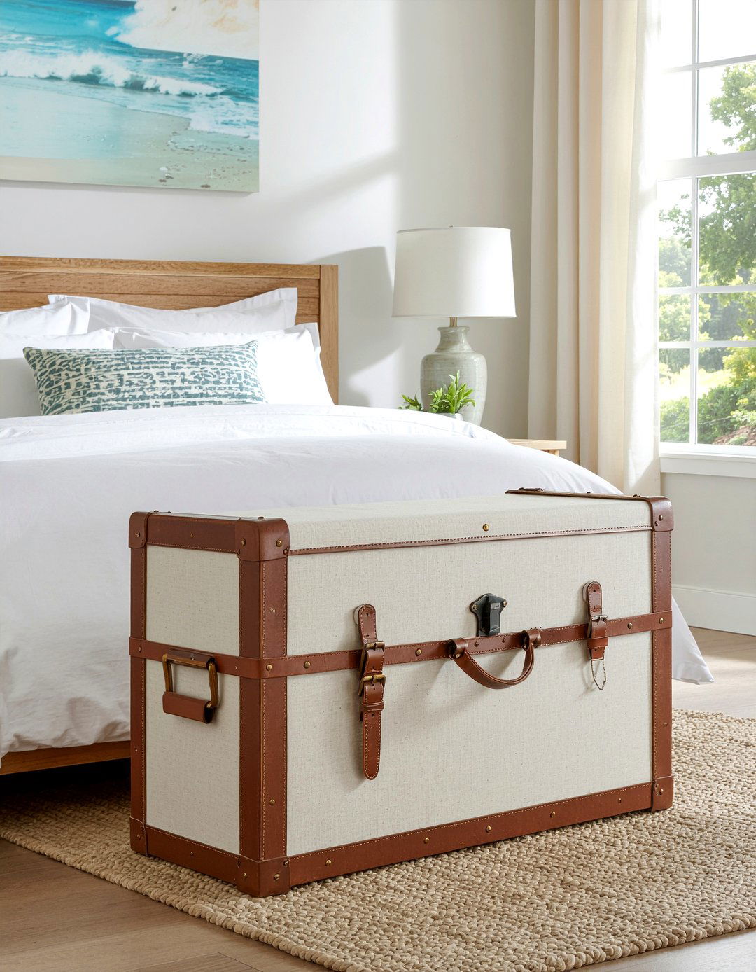 Canvas Storage Trunk - 30 bedroom storage trunks