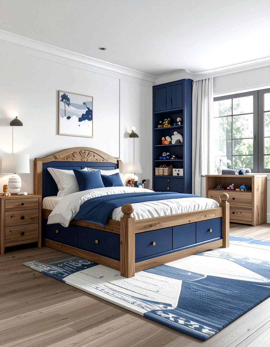 Captains bed - 30 storage bed ideas