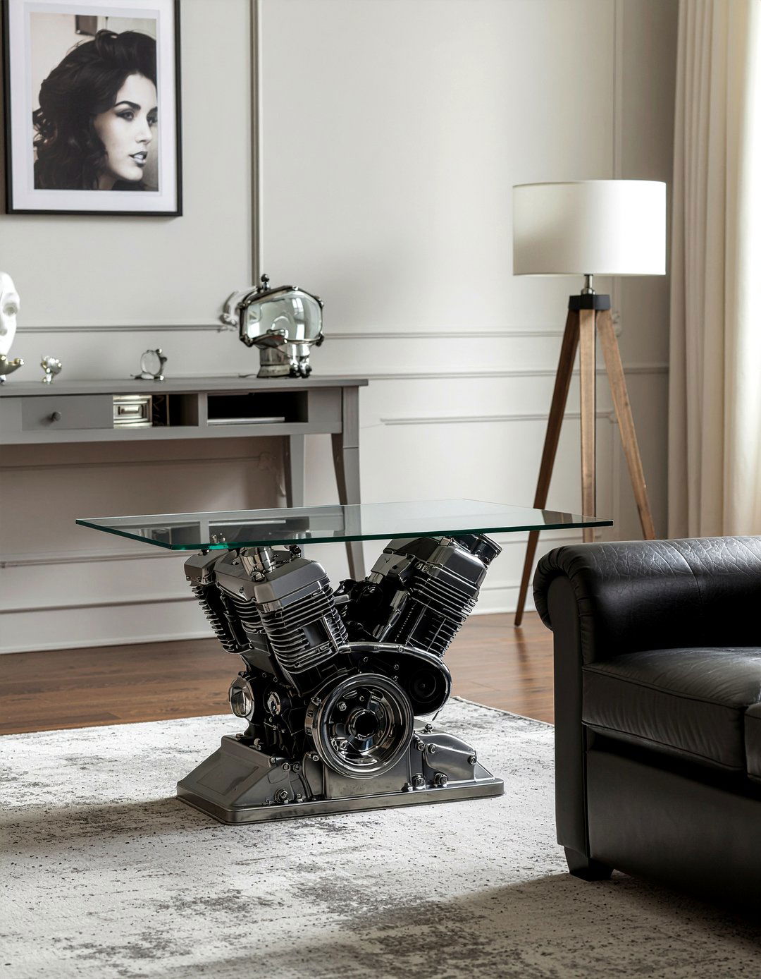 Car Engine Table - 30 race car bedroom ideas