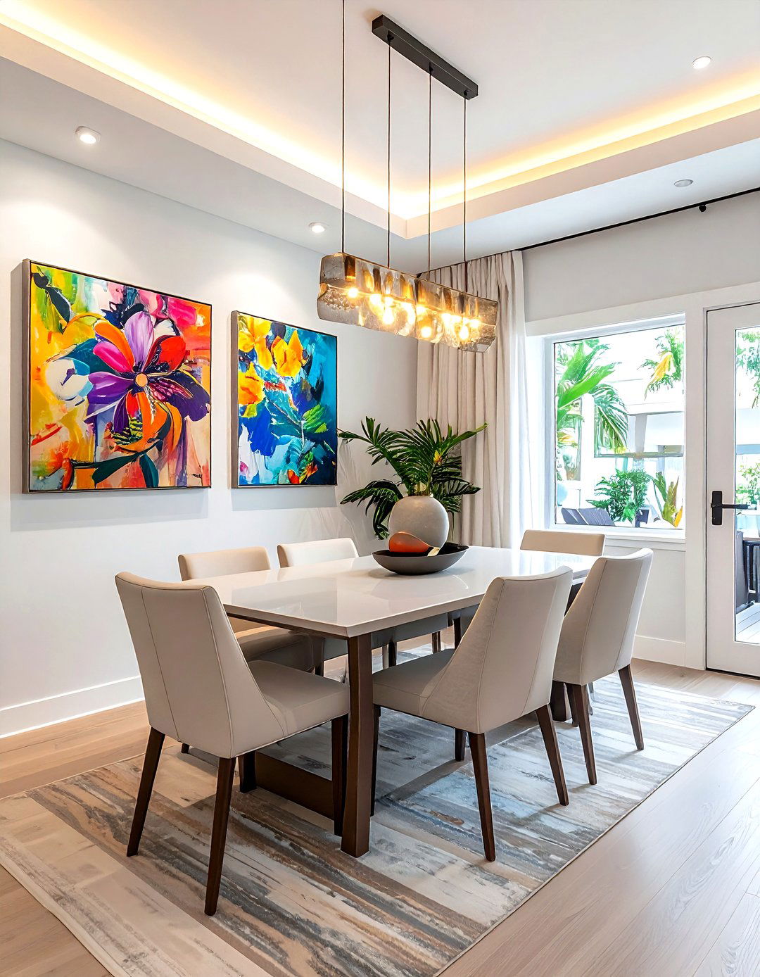 Caribbean Art Dining Room - 30 Puerto Rican dining room ideas