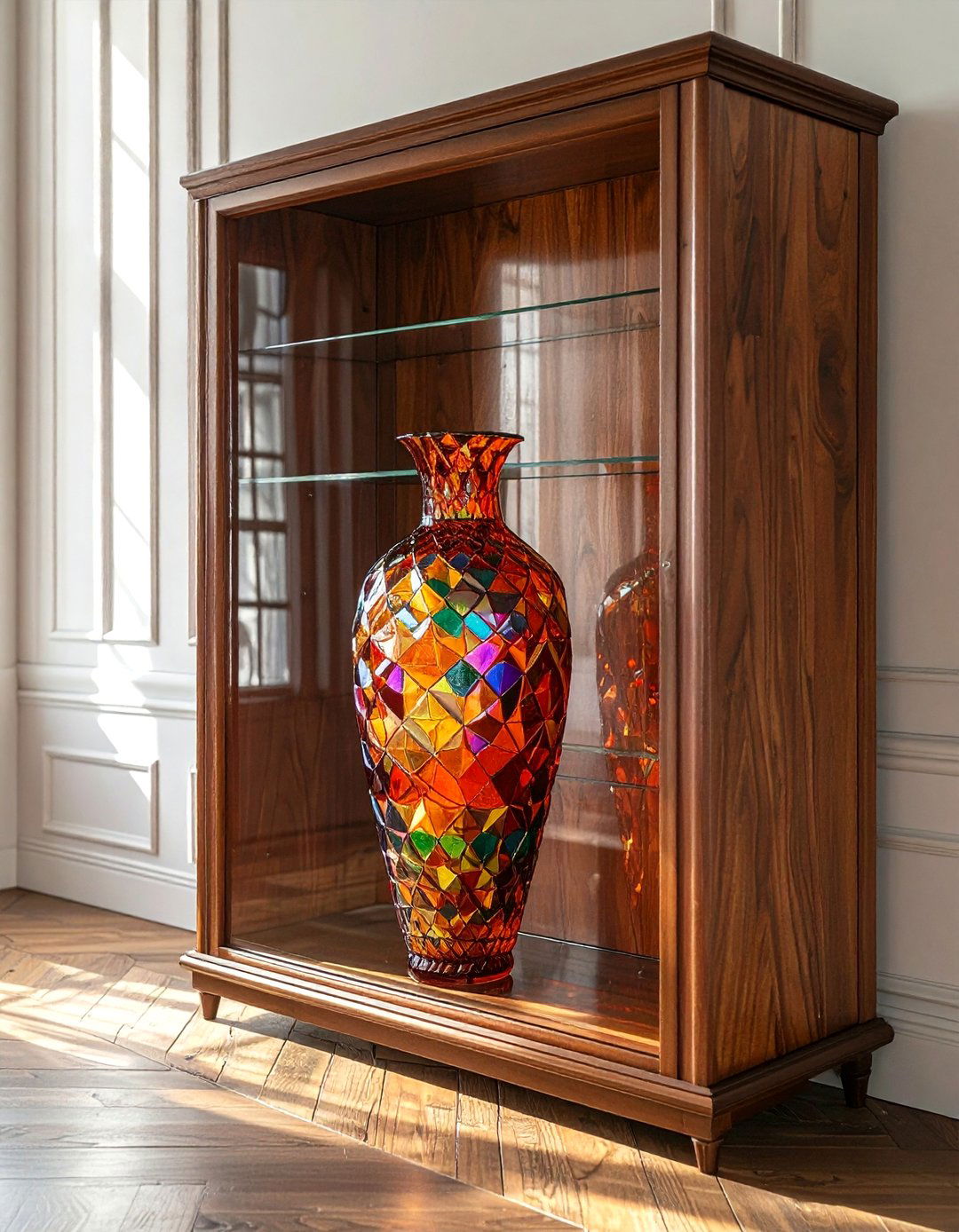 Carnival glass vase - 30 vintage vase ideas