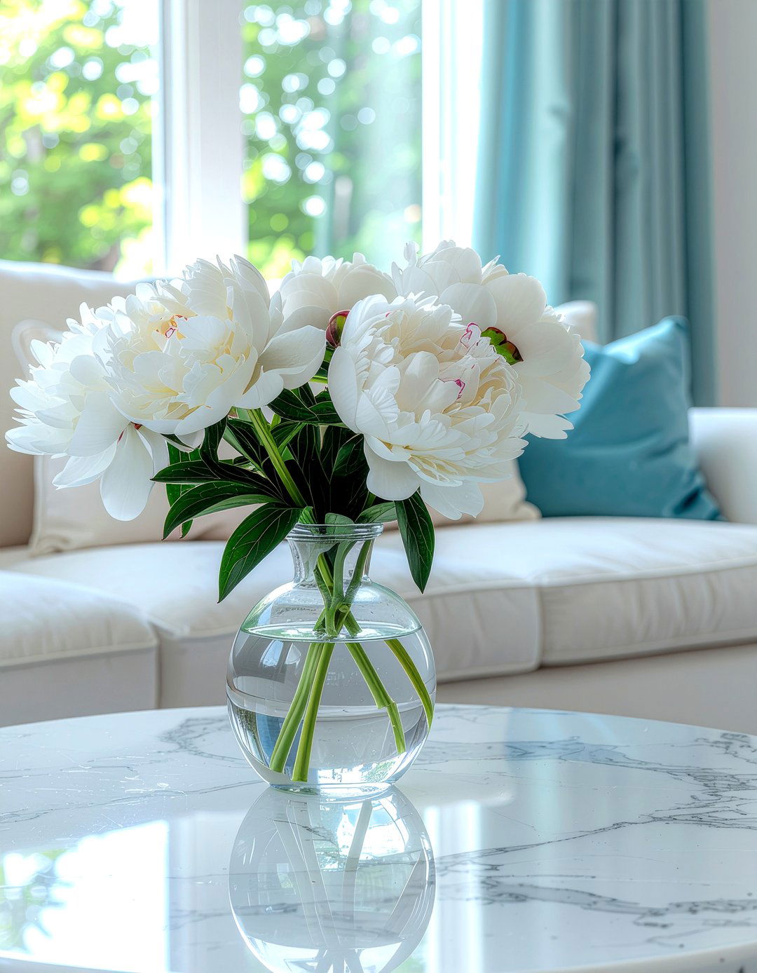 Carrara marble coffee table - 30 living room marble coffee tables