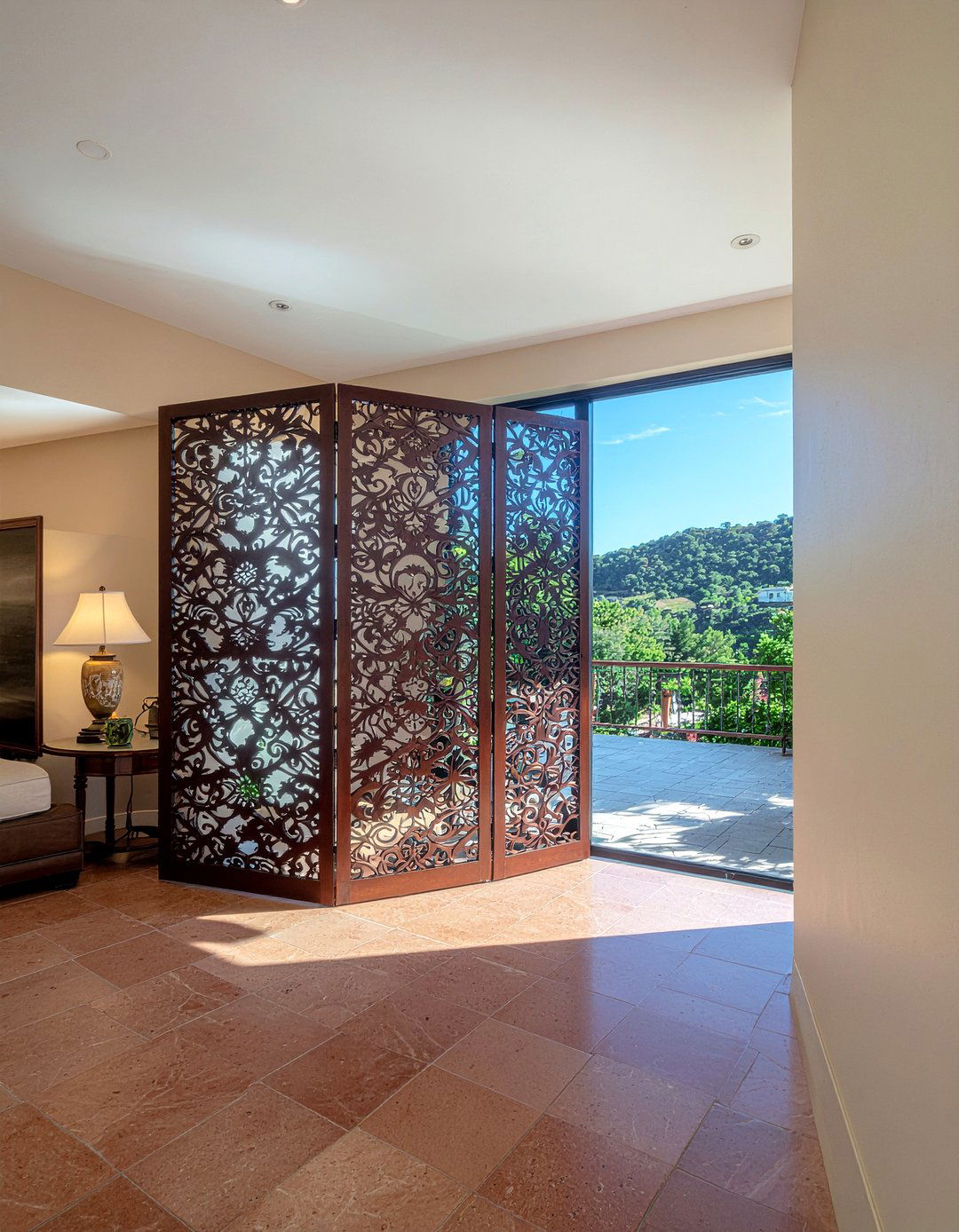 Carved Wood Screen - 30 living room Mexican furniture ideas