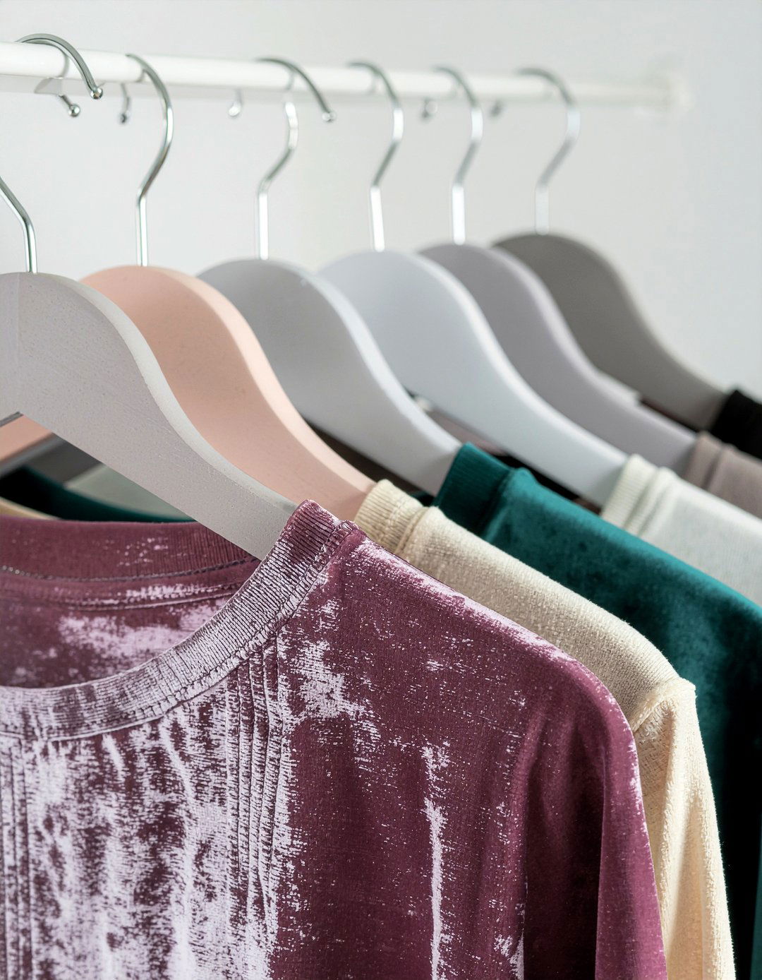 Cascading velvet hangers - 30 bedroom velvet hangers