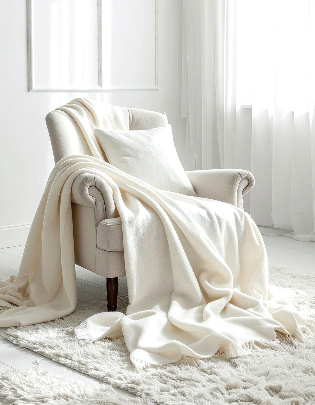 Cashmere Throw Blankets - 30 quiet luxury decor ideas