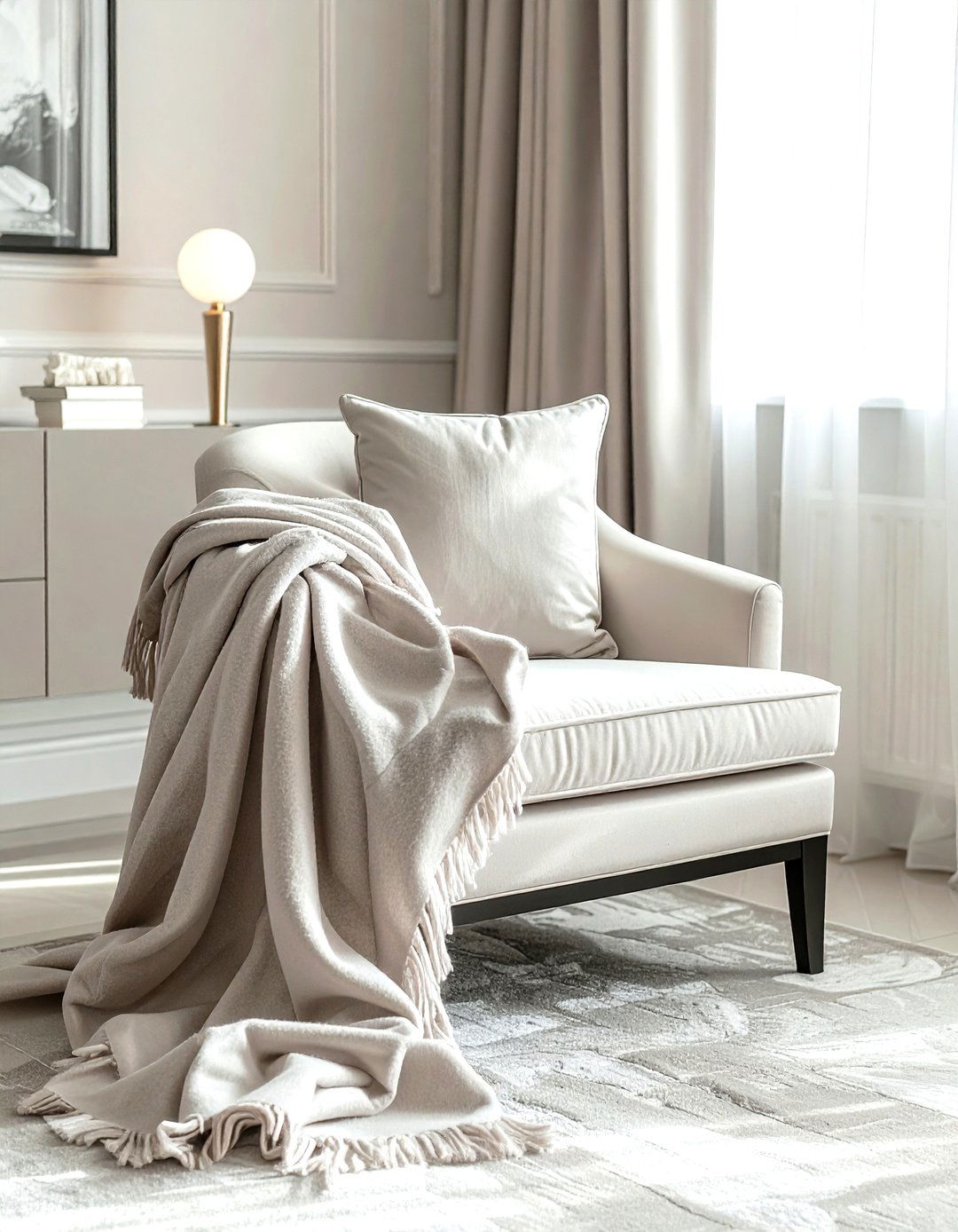 Cashmere Throw Luxury Styling - 30 blanket styling ideas