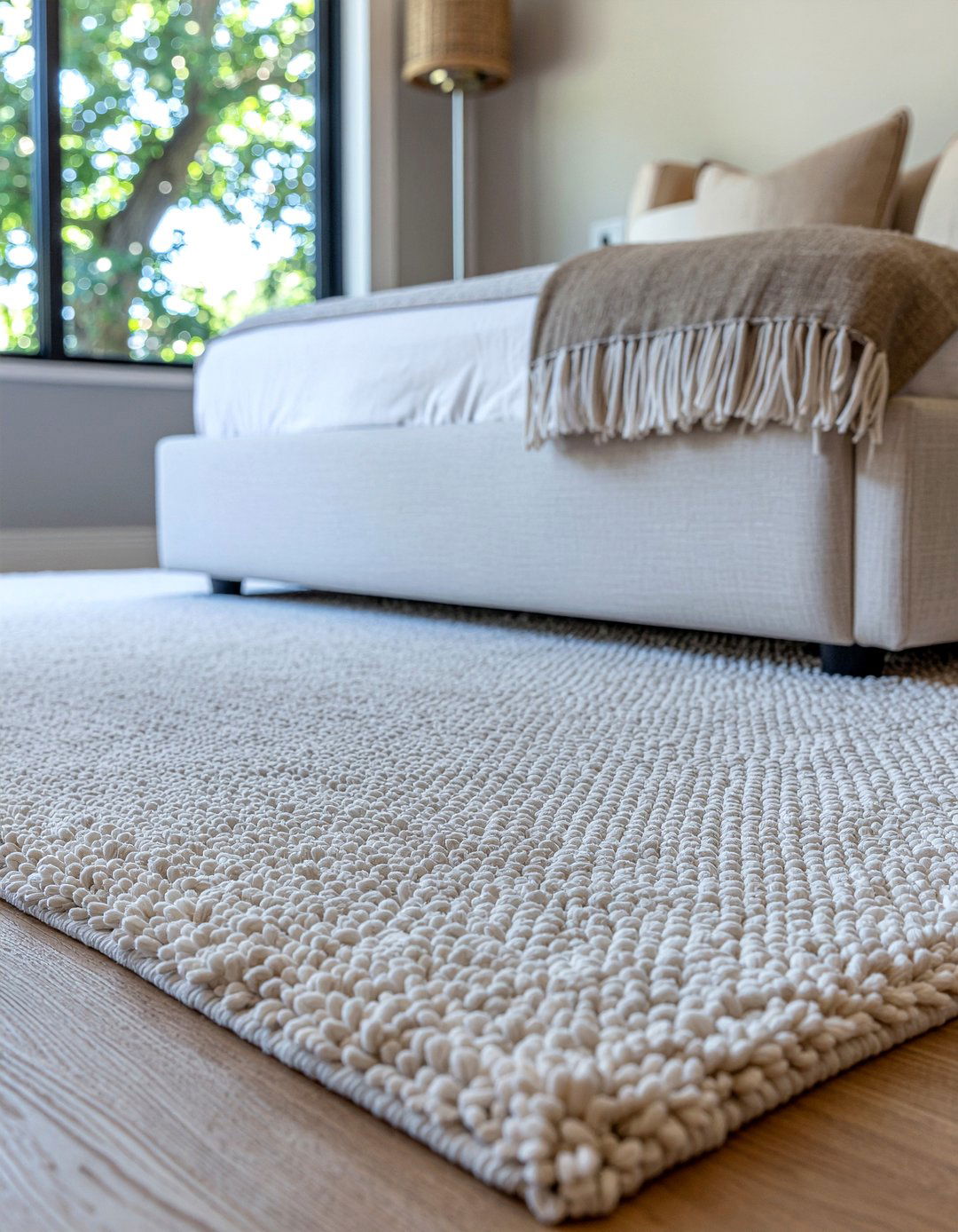 Cashmere area rug - 30 cashmere bedroom ideas