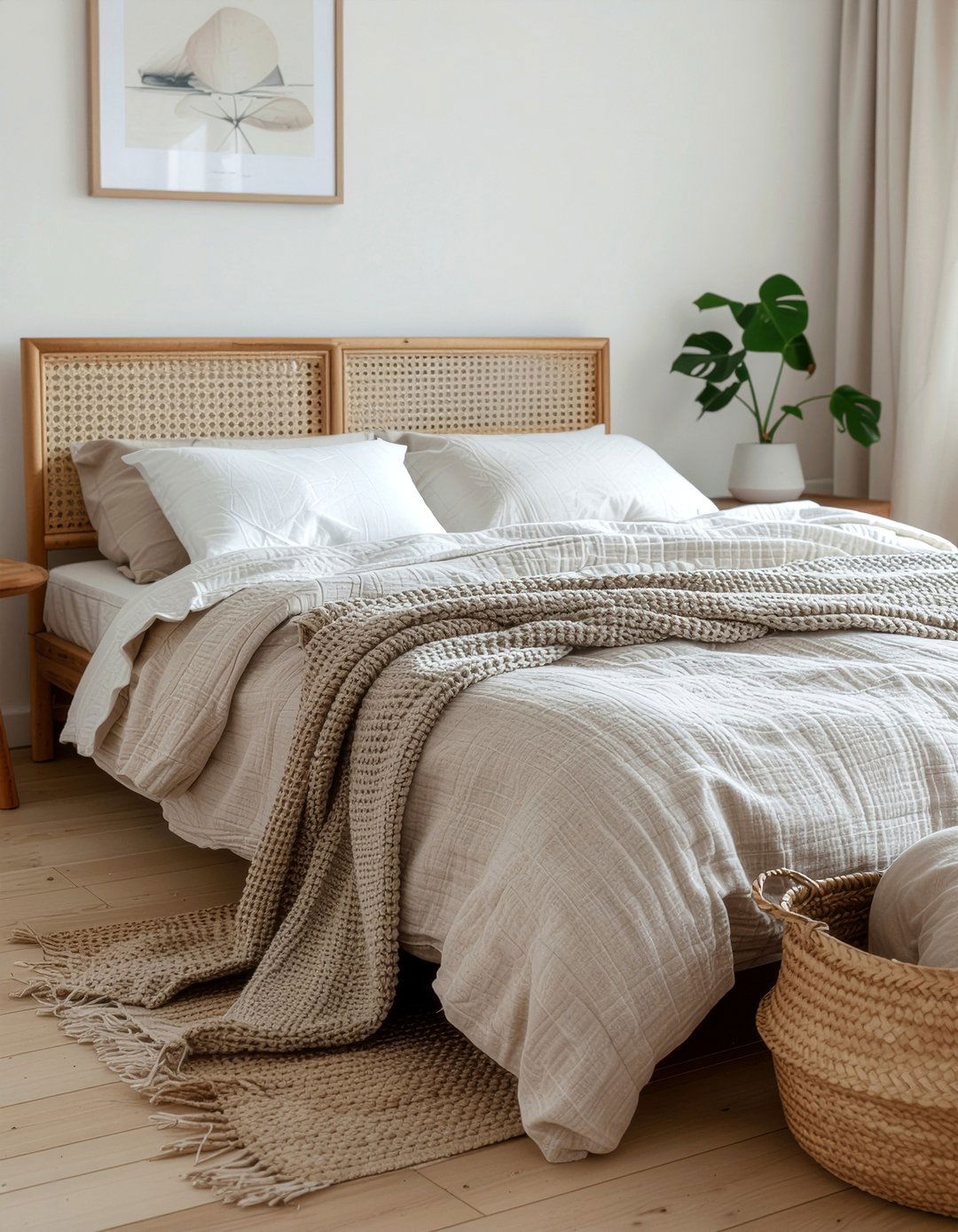 Cashmere linen bedding - 30 cashmere bedroom ideas