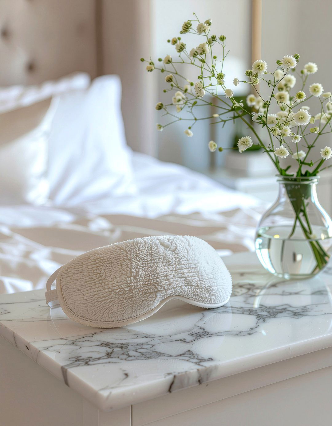 Cashmere sleep mask - 30 cashmere bedroom ideas