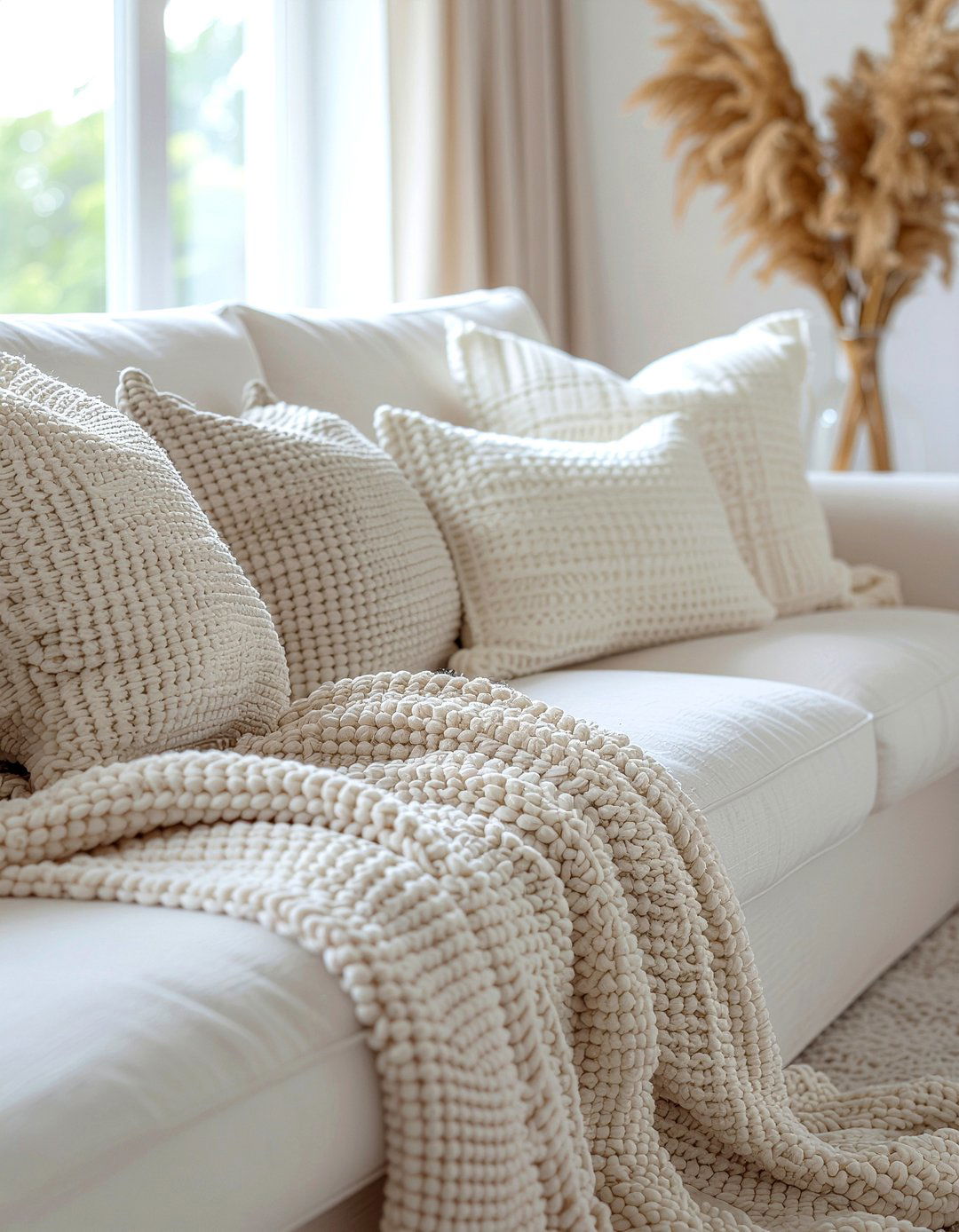 Cashmere sofa - 30 cashmere living room ideas