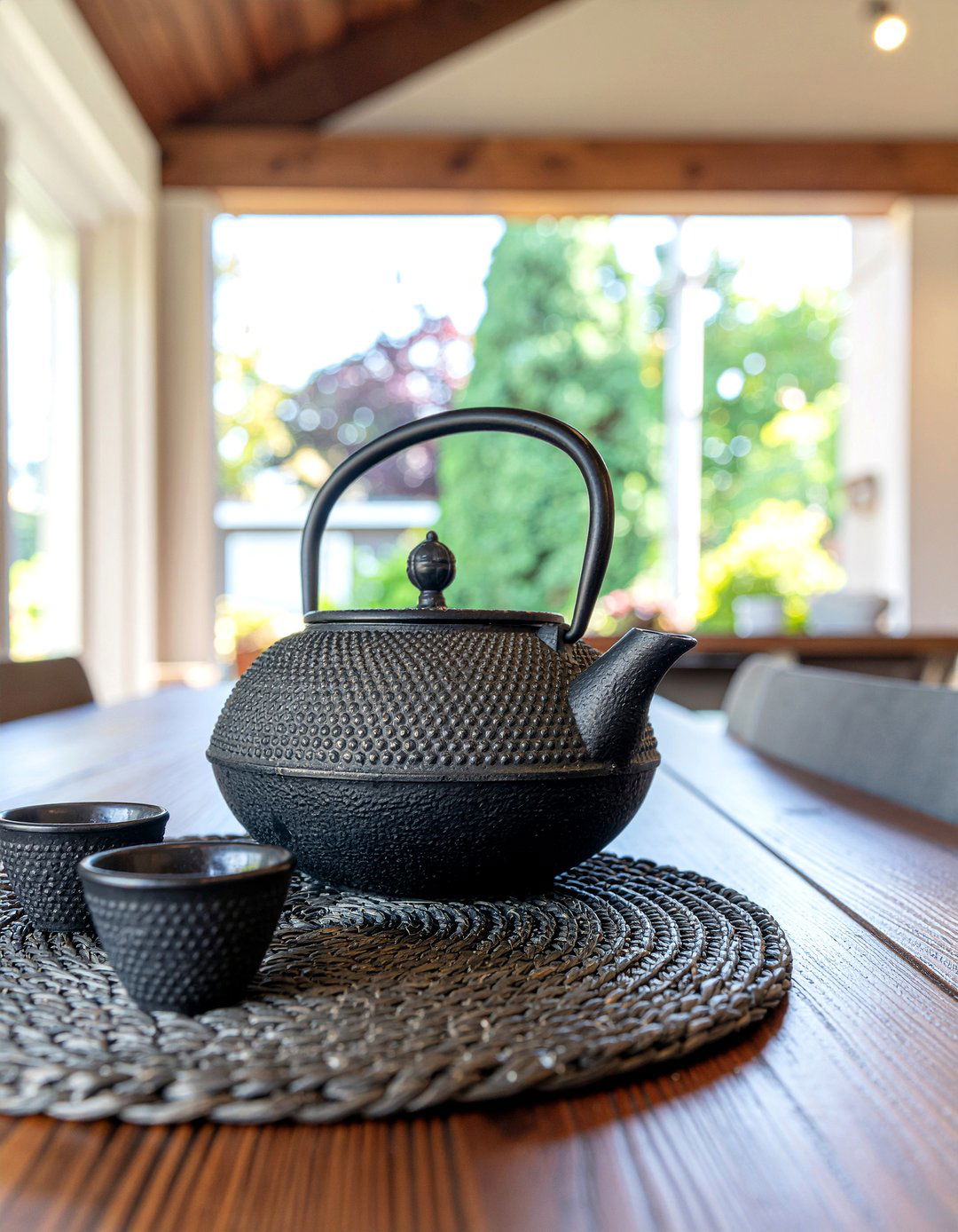 Cast Iron Teapot Set - 30 dining room tea service ideas