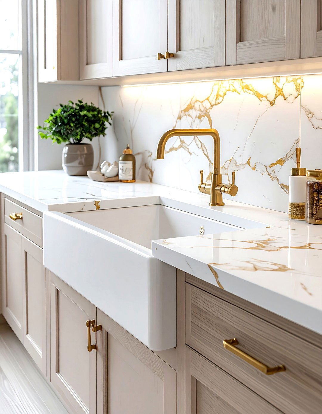 Cast iron sink quartz countertop - 30 cast iron sink kitchen ideas