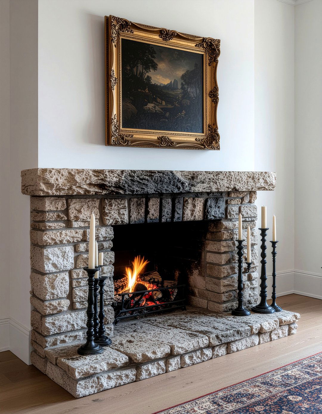 Castlecore fireplace mantel - 30 everyday decor ideas