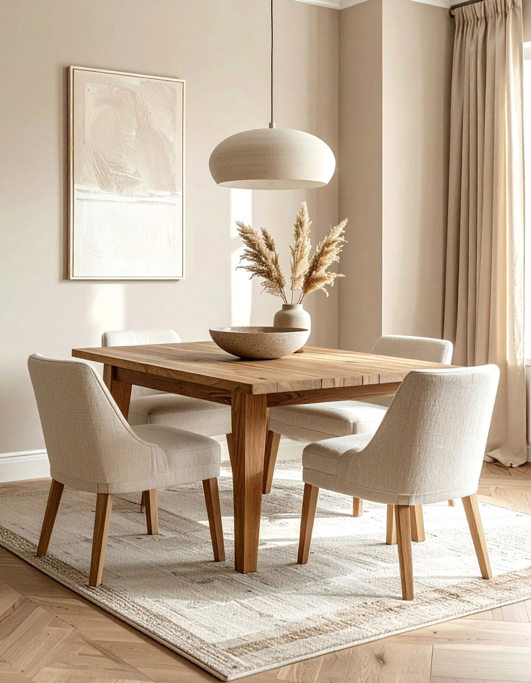Casual Beige Dining Room - 30 beige dining room decor ideas