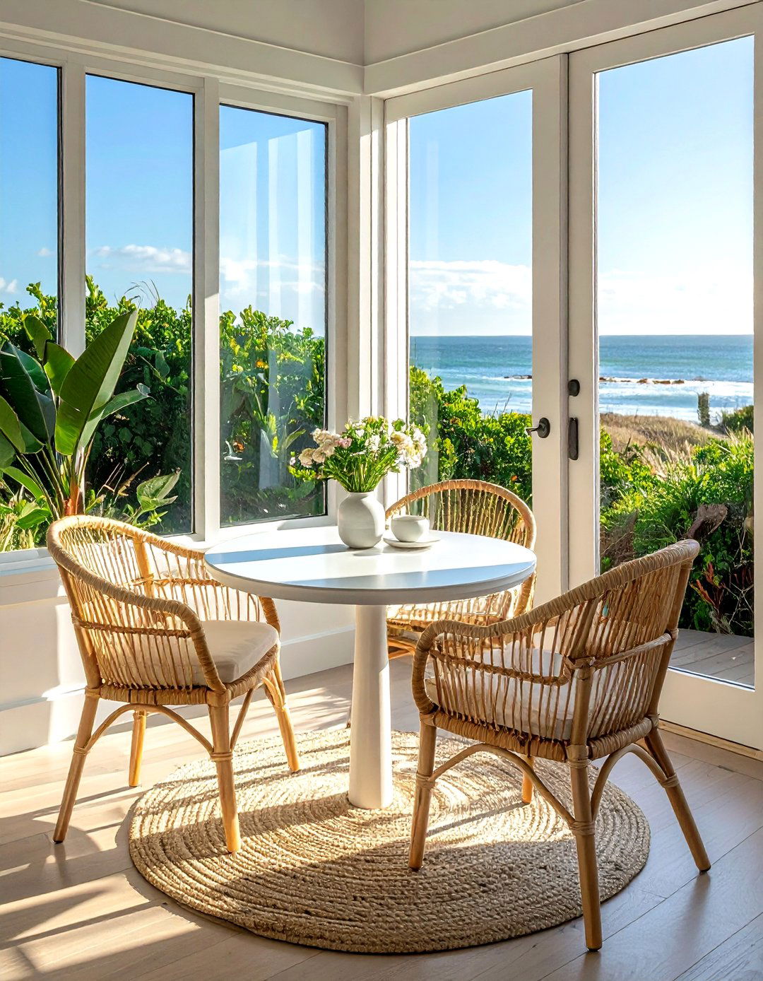 Casual breakfast nook setup - 30 dining room arrangement ideas