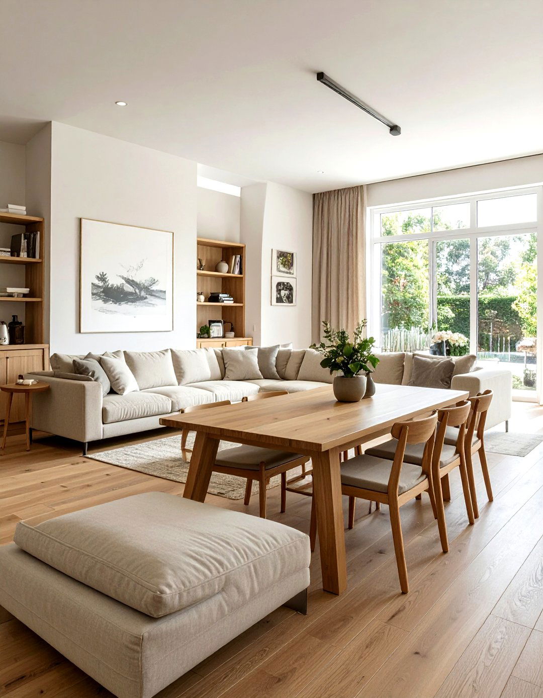 Casual living dining area - 30 living room with dining area ideas