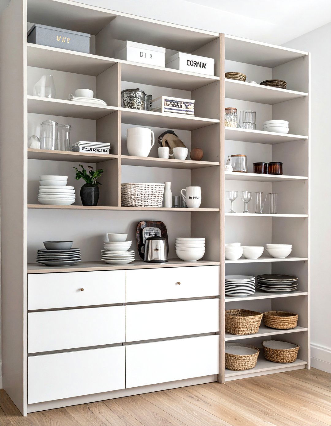 Categorized Zone Storage - 30 dining room closet organization