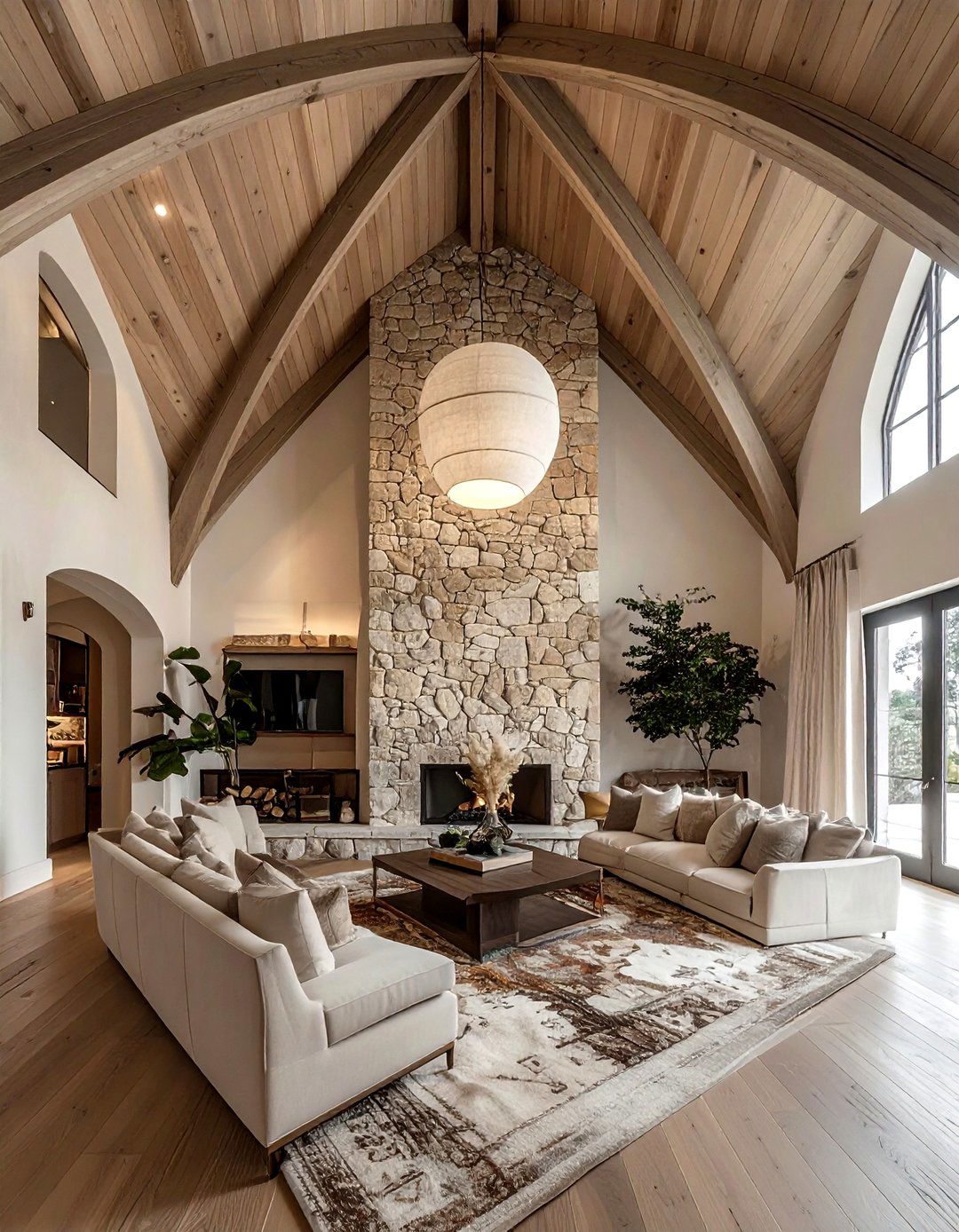 Cathedral Ceiling - 30 living room ceiling ideas