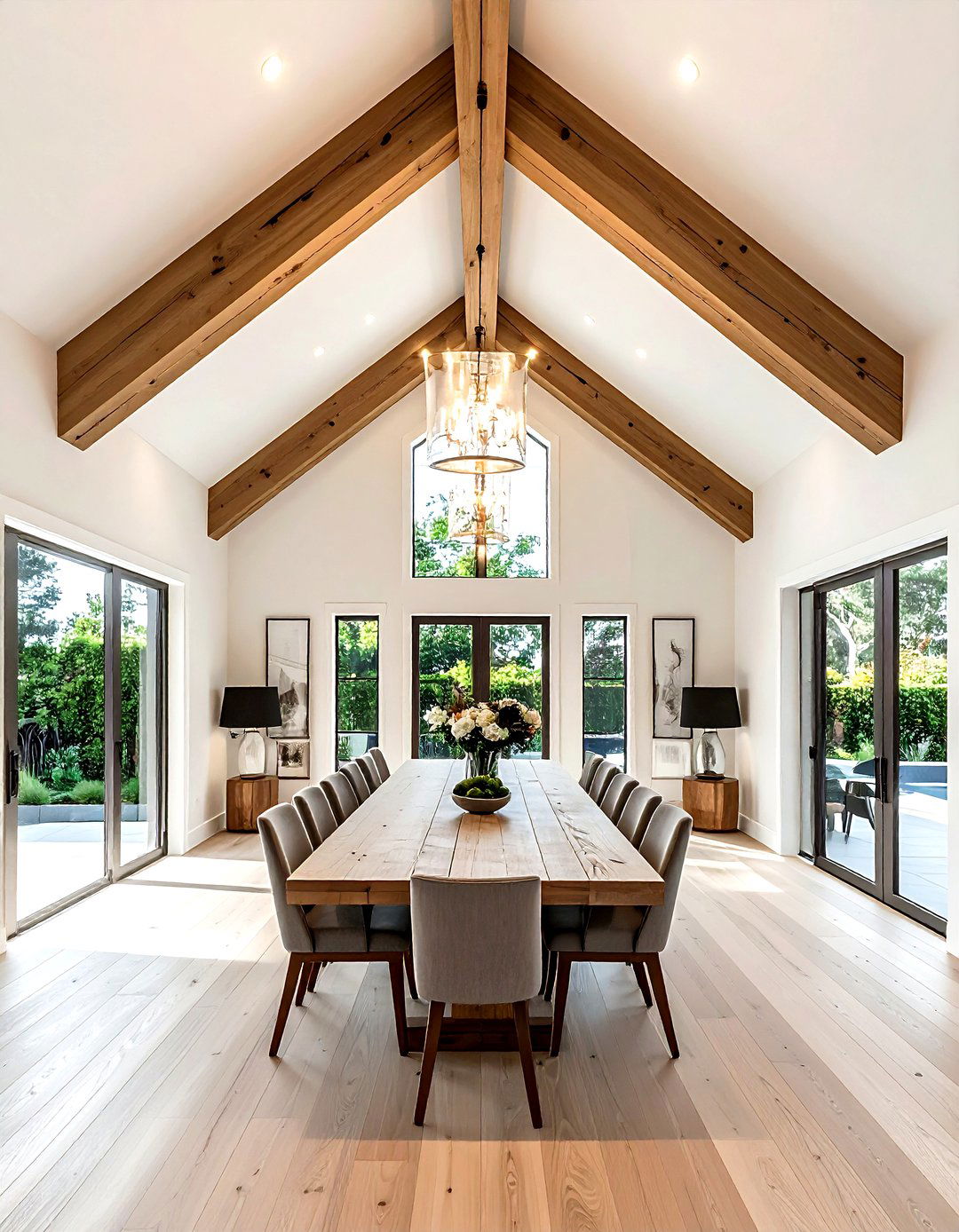 Cathedral dining room ceiling - 30 dining room ceiling design ideas