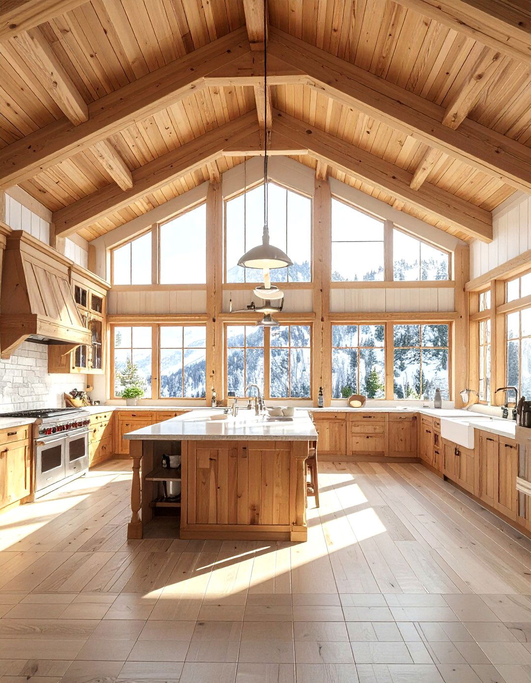 Cathedral style tongue and groove kitchen - 30 kitchen tongue and groove ceiling ideas