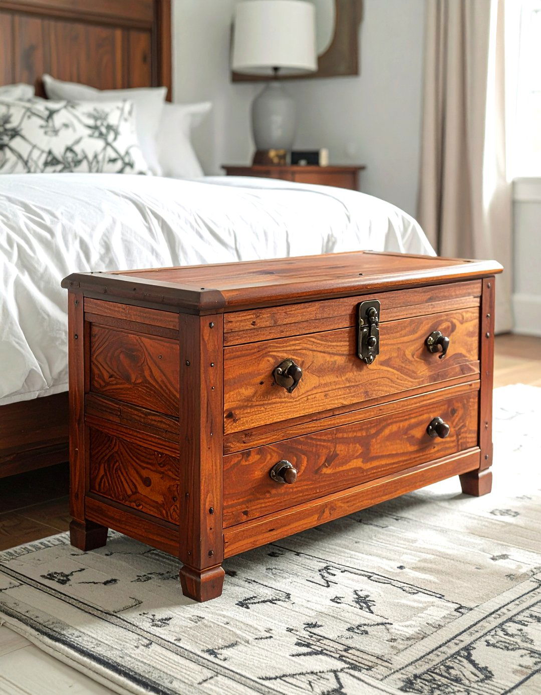 Cedar Wood Chests - 30 living room under bed storage ideas