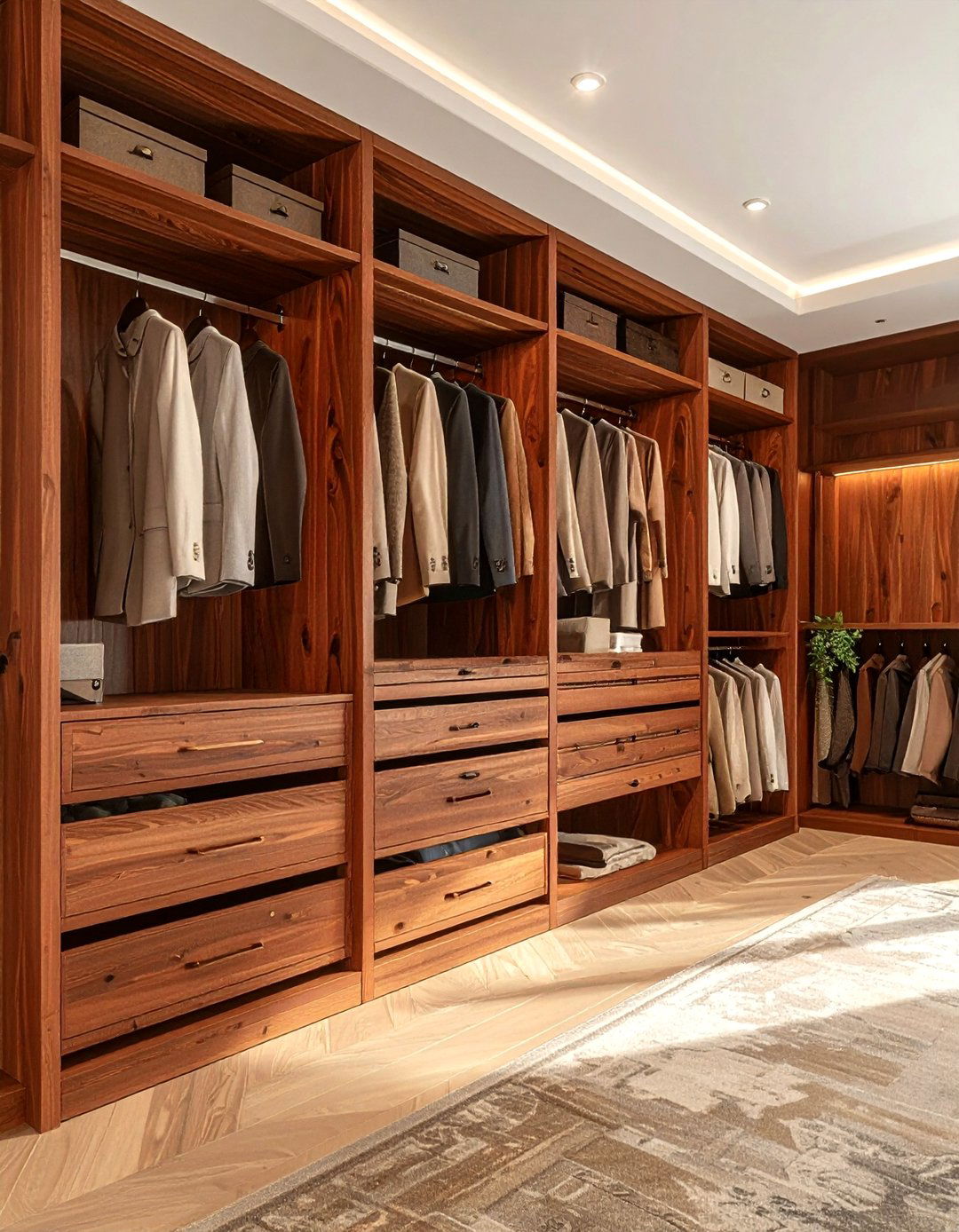 Cedar Wood Closet Organizers - 30 lodge decor ideas