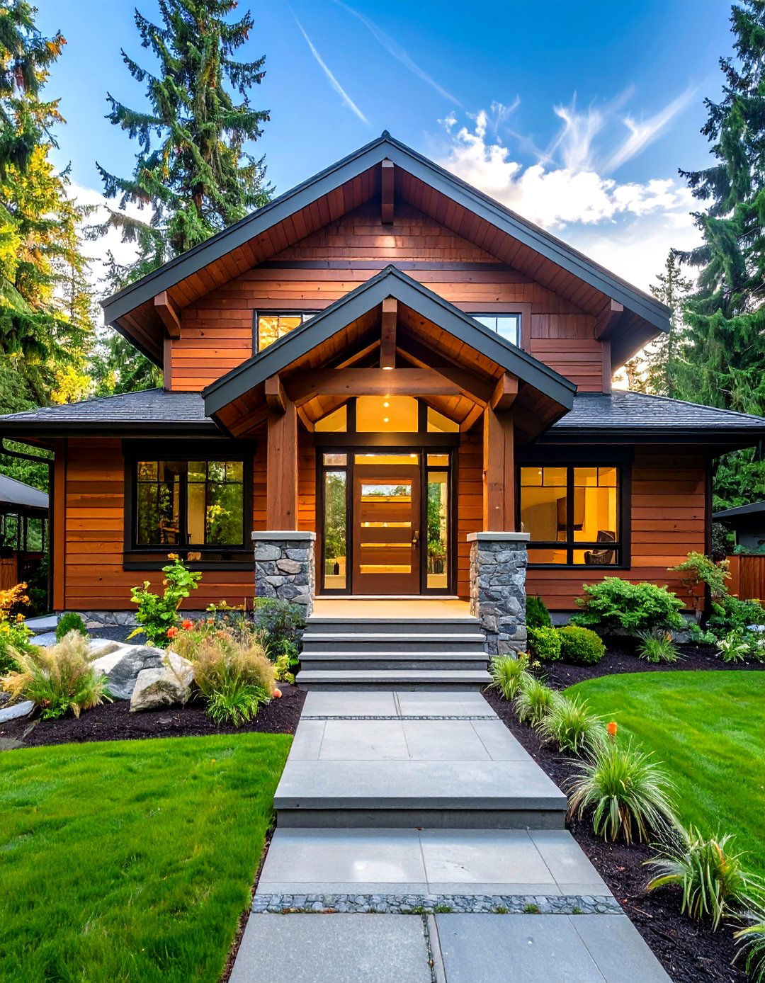 Cedar Wood Exterior Siding - 30 cabin decor ideas