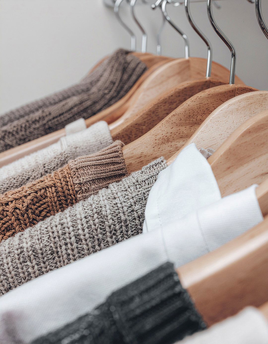 Cedar wood hangers - 30 bedroom wooden hangers