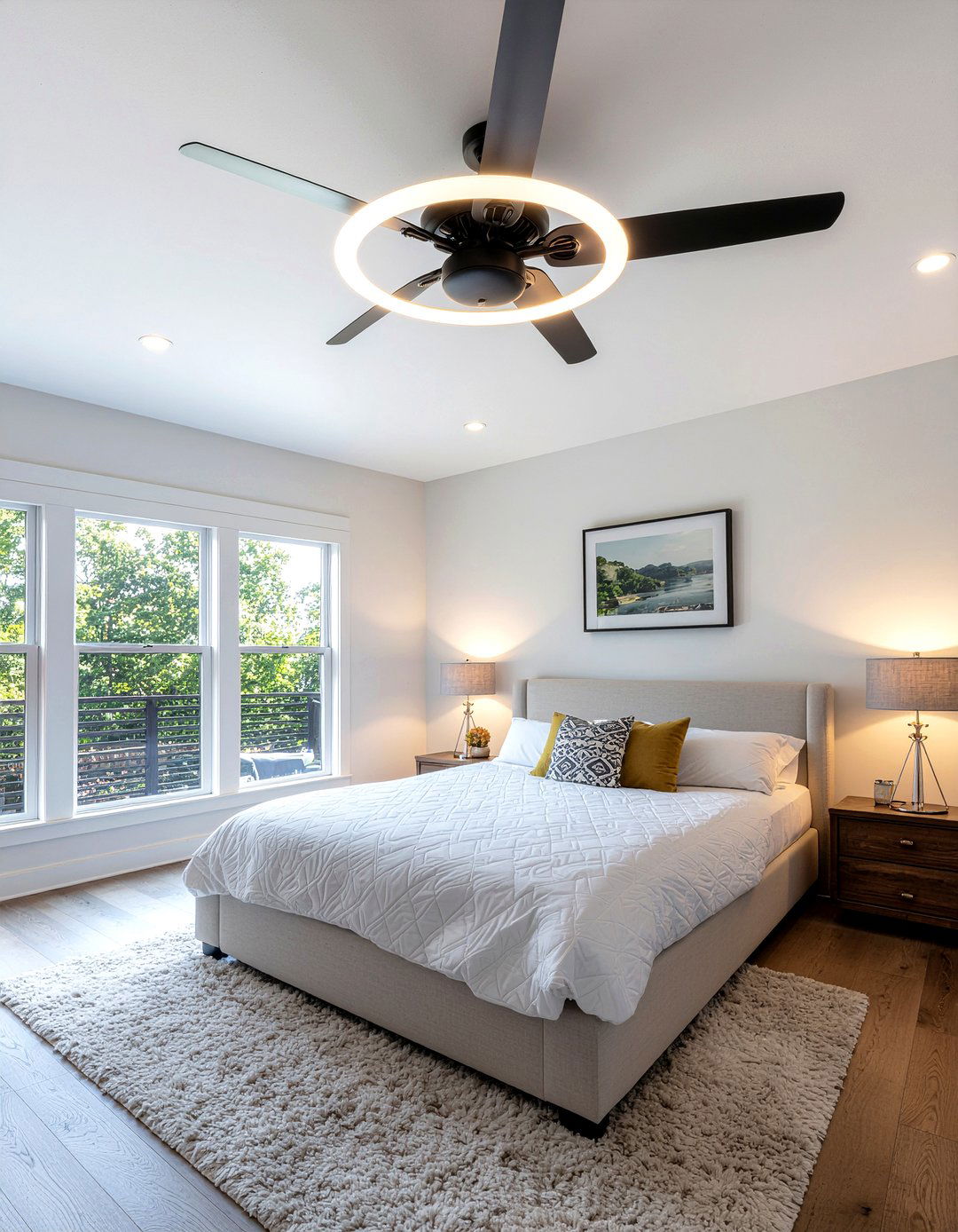 Ceiling Fan Upgrade - 30 low cost bedroom ideas