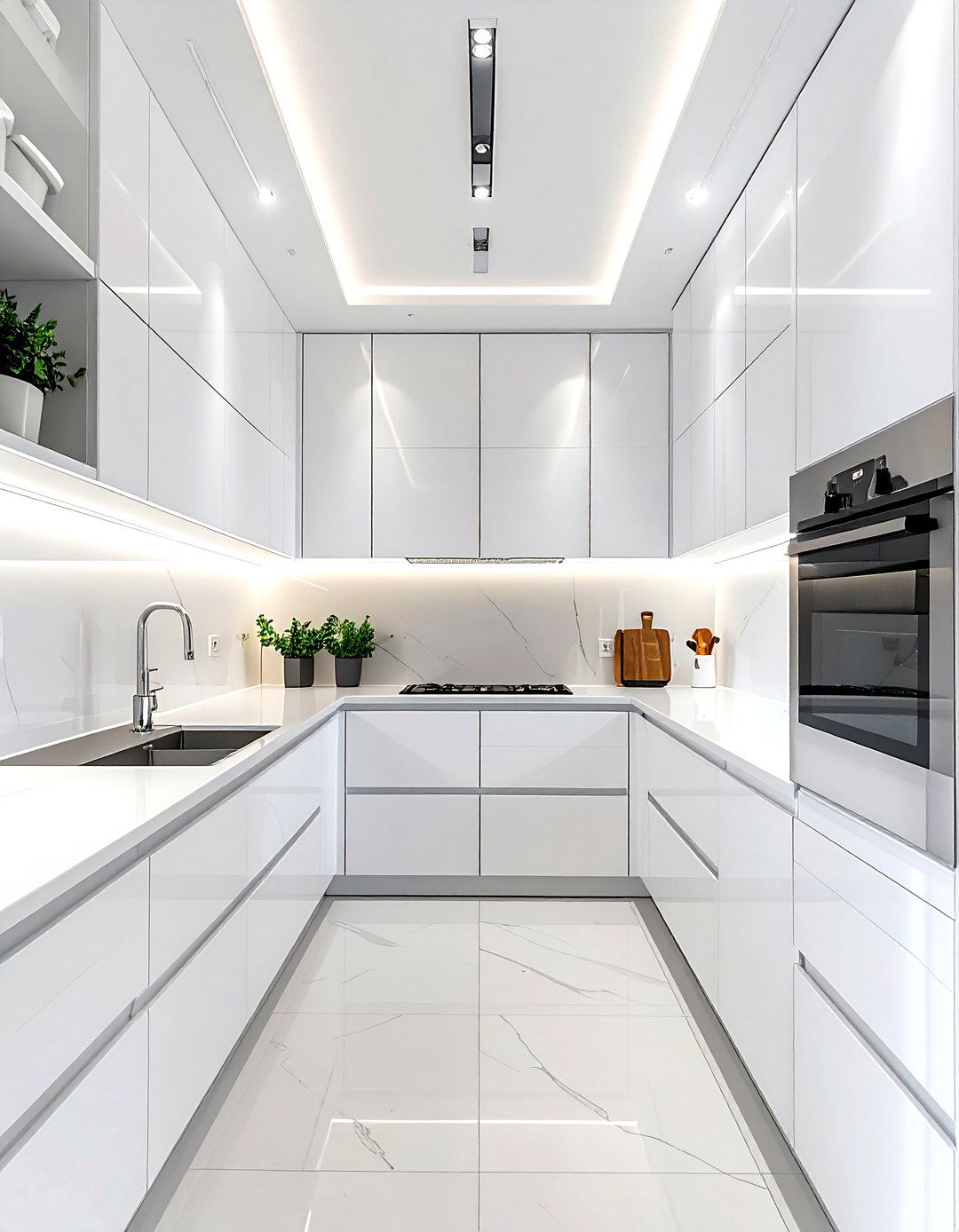 Ceiling Height Cabinetry - 30 functional kitchen ideas