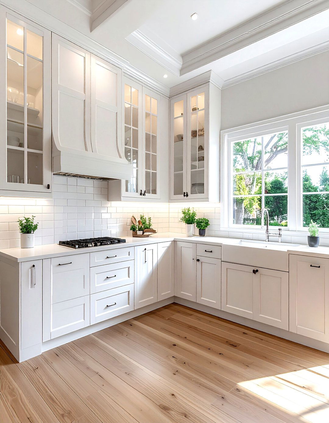 Ceiling Height Cabinets - 30 compact kitchen ideas