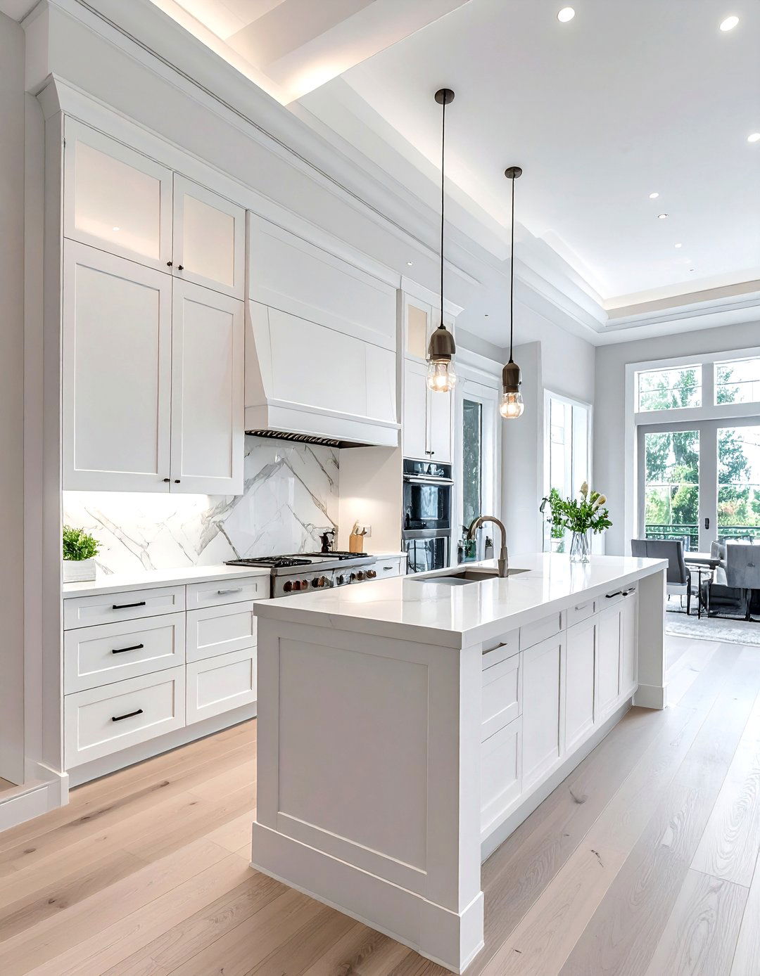 Ceiling Height Cabinets - 30 clean kitchen ideas