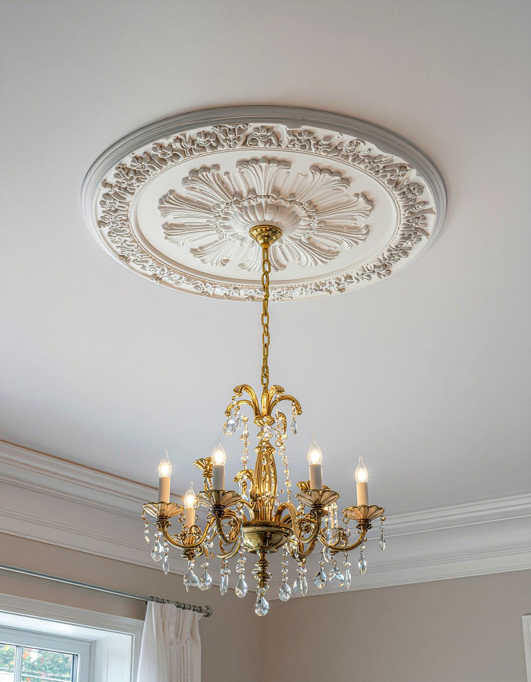 Ceiling Medallion - 30 dining room checklist ideas