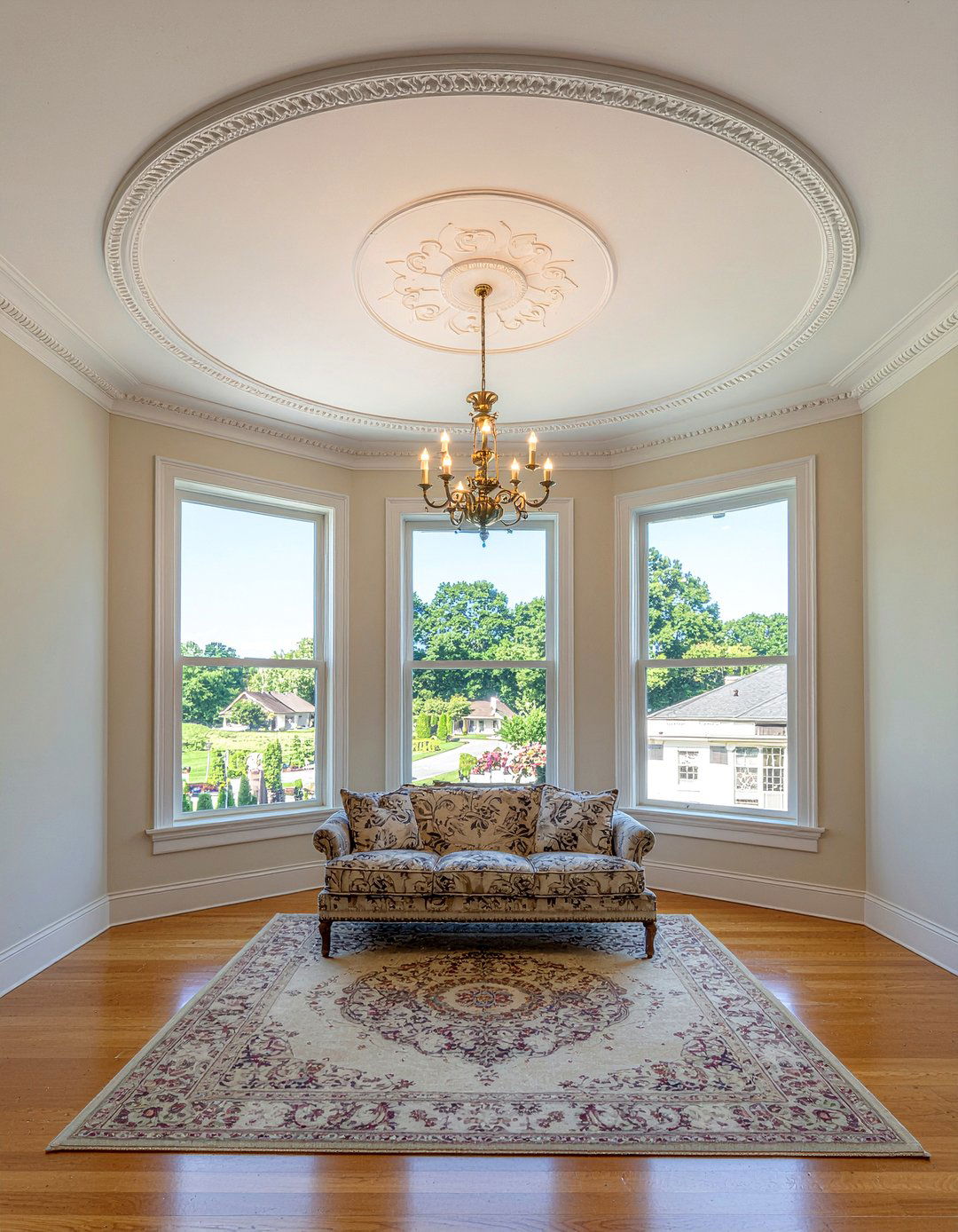 Ceiling Medallion - 30 living room architectural details