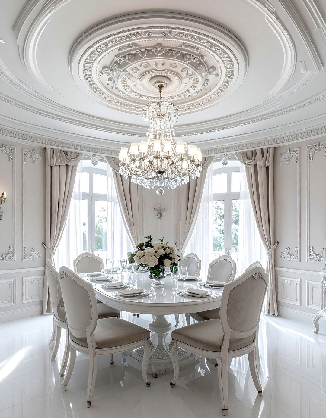 Ceiling Medallion Dining Room - 30 dining room ceiling ideas