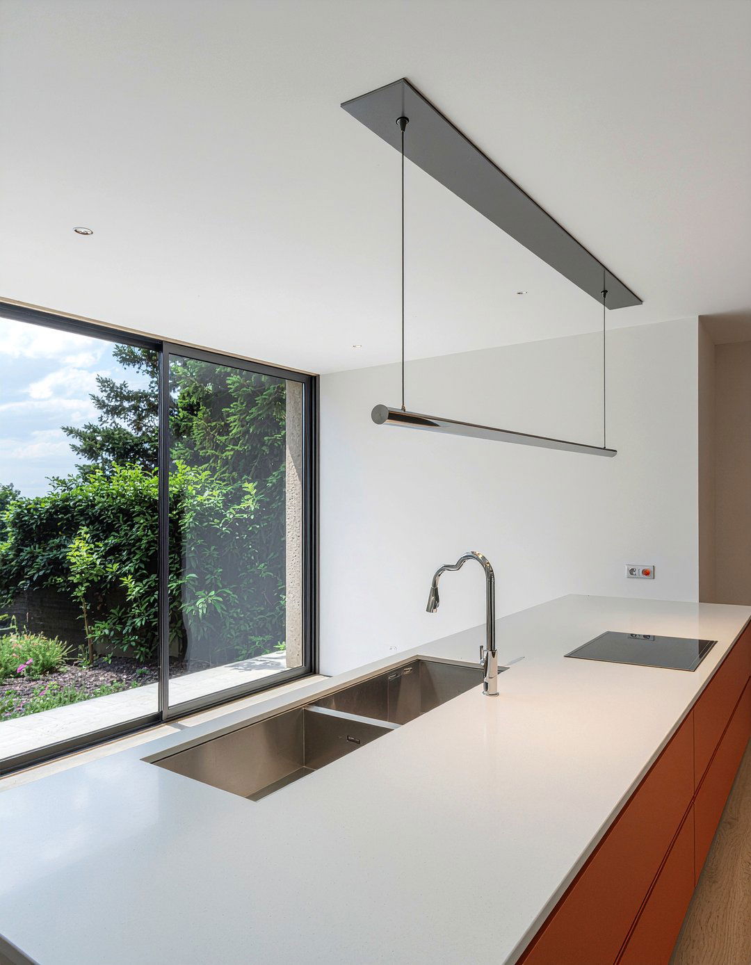 Ceiling Mounted Pot Bar - 30 hanging pot rack kitchen ideas