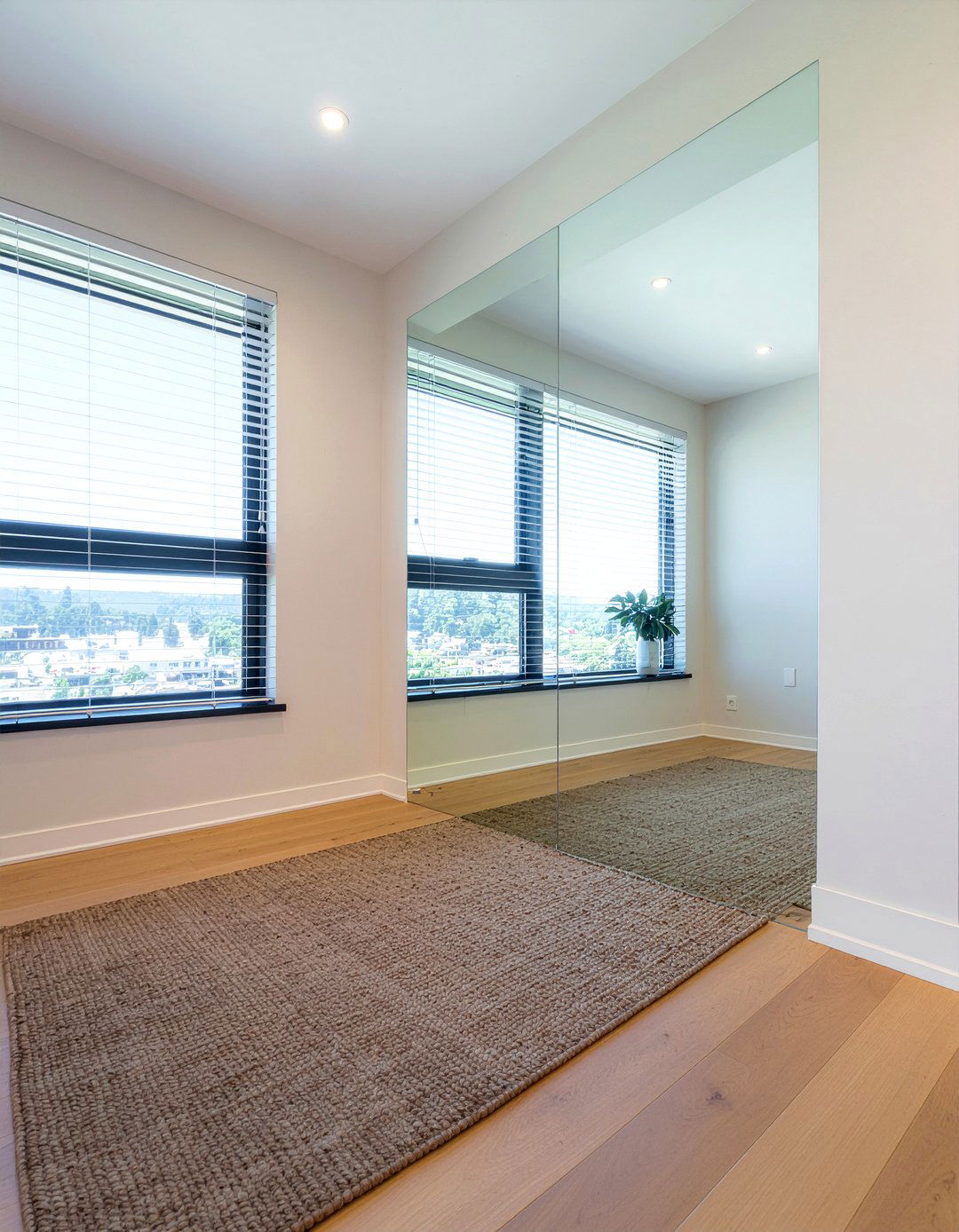 Ceiling To Floor Mirror - 30 bathroom natural light ideas