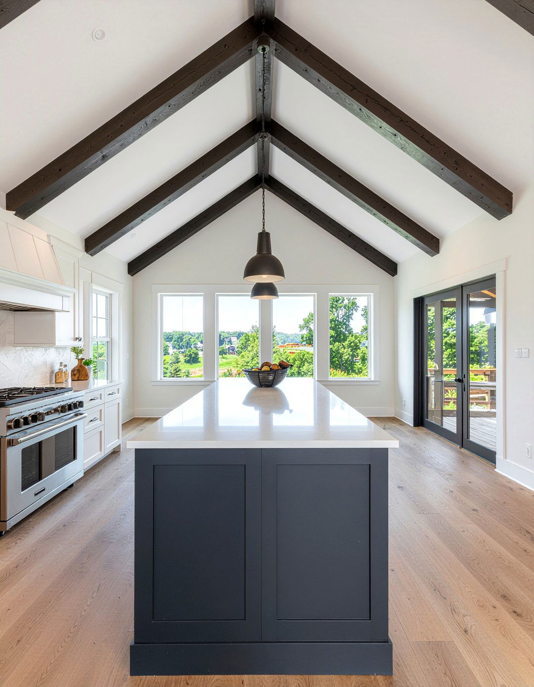 Ceiling beam decor - 30 kitchen decor ideas