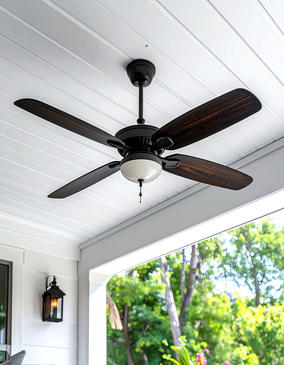 Ceiling fan - 30 back porch decor ideas