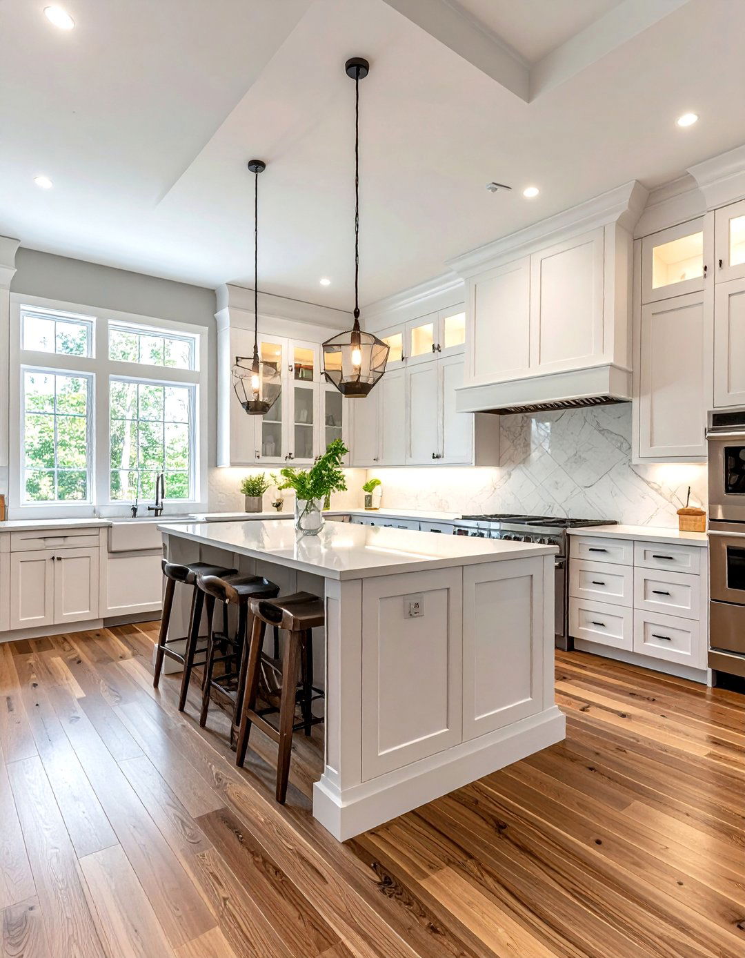 Ceiling height cabinet kitchen - 30 new construction kitchen ideas