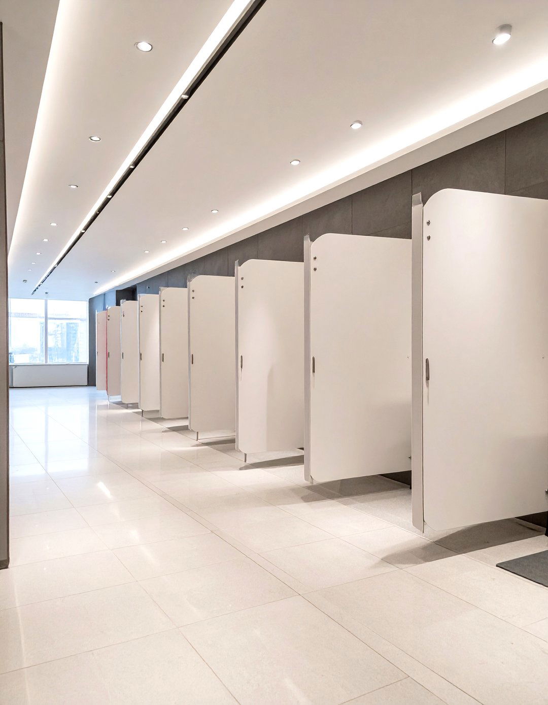 Ceiling hung toilet partitions - 30 toilet partition ideas