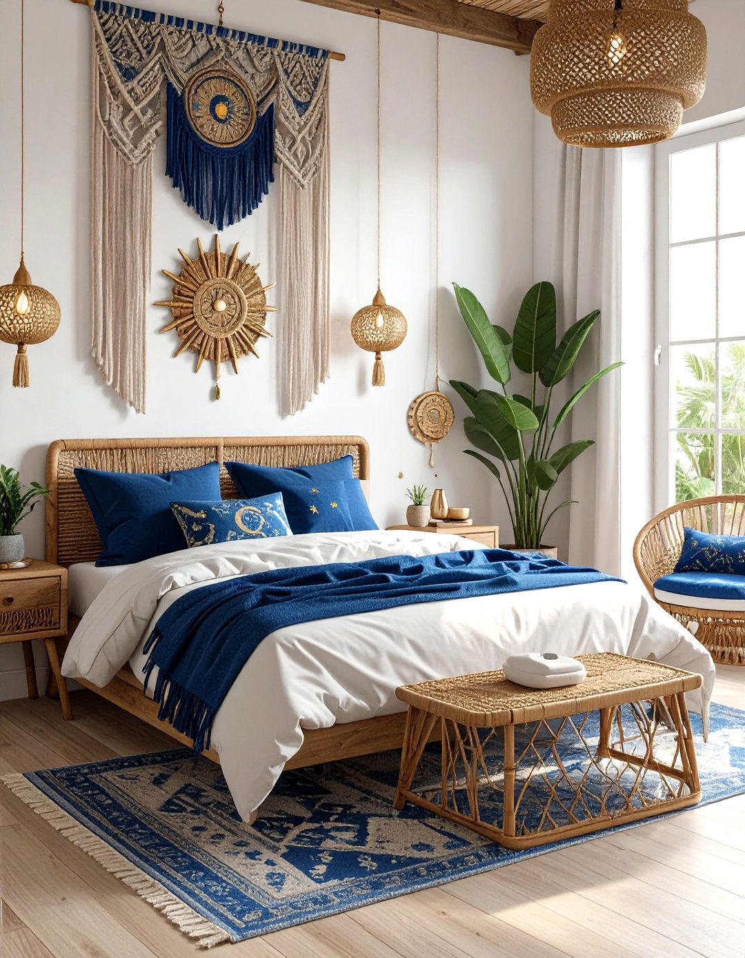 Celestial boho - 30 space themed bedroom ideas