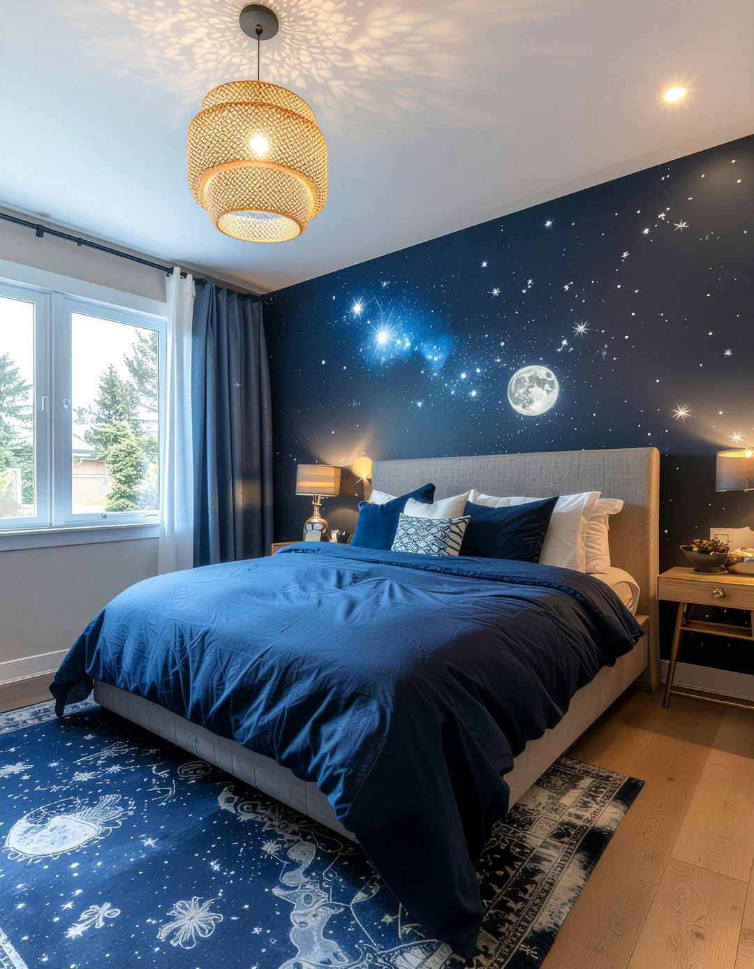 Celestial wallpaper bedroom - 30 bedroom modern wallpapers