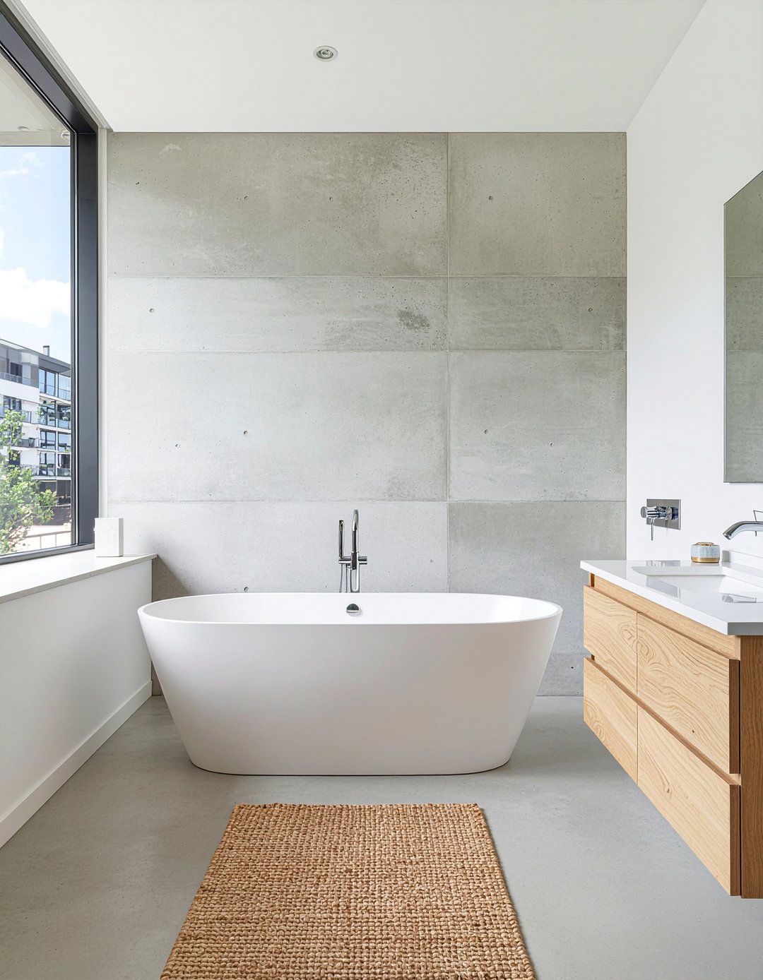 Center Freestanding Tub - 30 master bathroom layout ideas