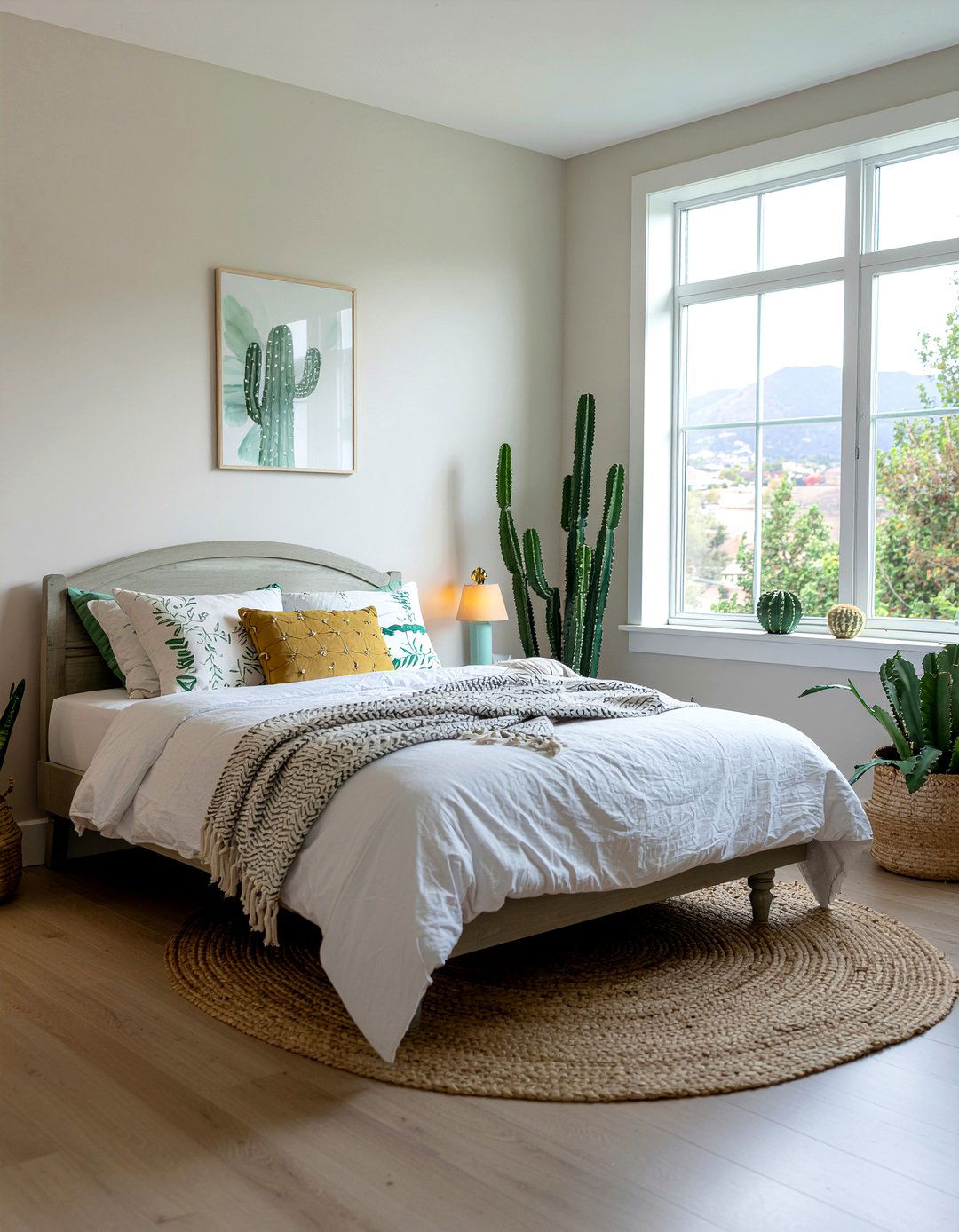 Ceramic Cactus Decor - 30 bedroom figurines