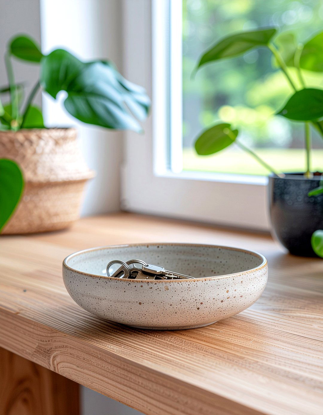 Ceramic Catchall Dish - 30 entryway table decor ideas